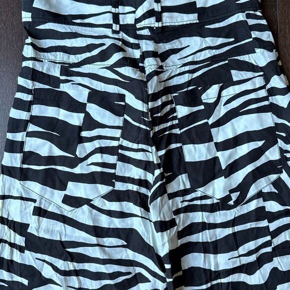 Zara studio pants women’s size small zebra print baggy grunge skater - Picture 8 of 8